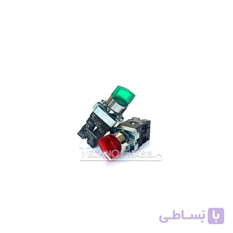 گردان یکطرفه چراغدار تکنوفاز مدل XB2-BK2365