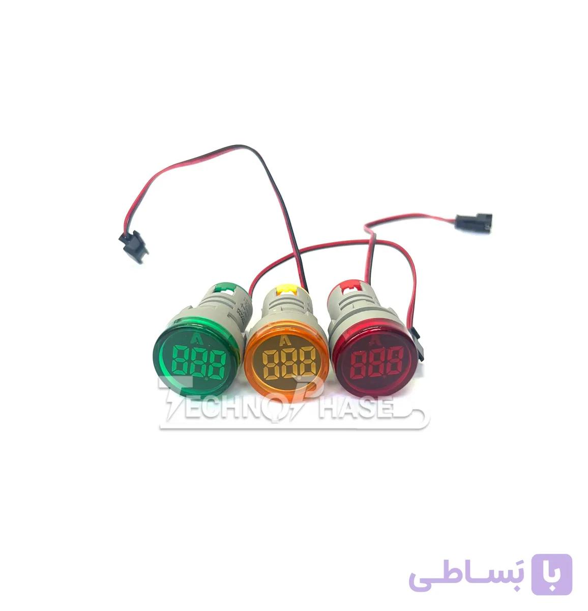 چراغ سیگنال آمپرمتری تکنوفاز مدل TP-AM22AC