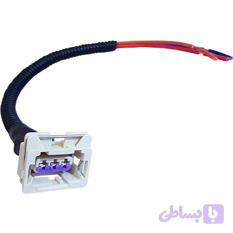 سوکت 3 فیش همه کاره با سیم 25 سانتی متر خودرویی