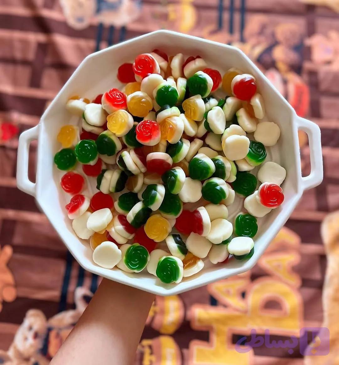پاستیل گل رز ببتو