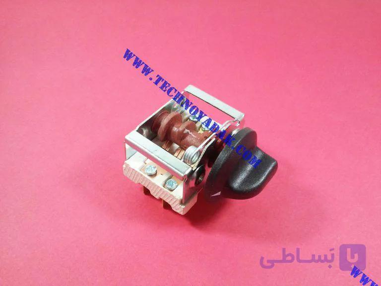 کلید سلکتوری سه پل کیک پز برقی (پایه سرامیکی)