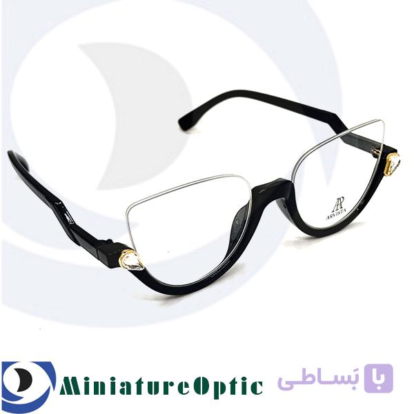 عینک طبی زنانه Arvista کد 01 |  قابل استفاده با عدسی و بدون عدسی — تصویر 1
