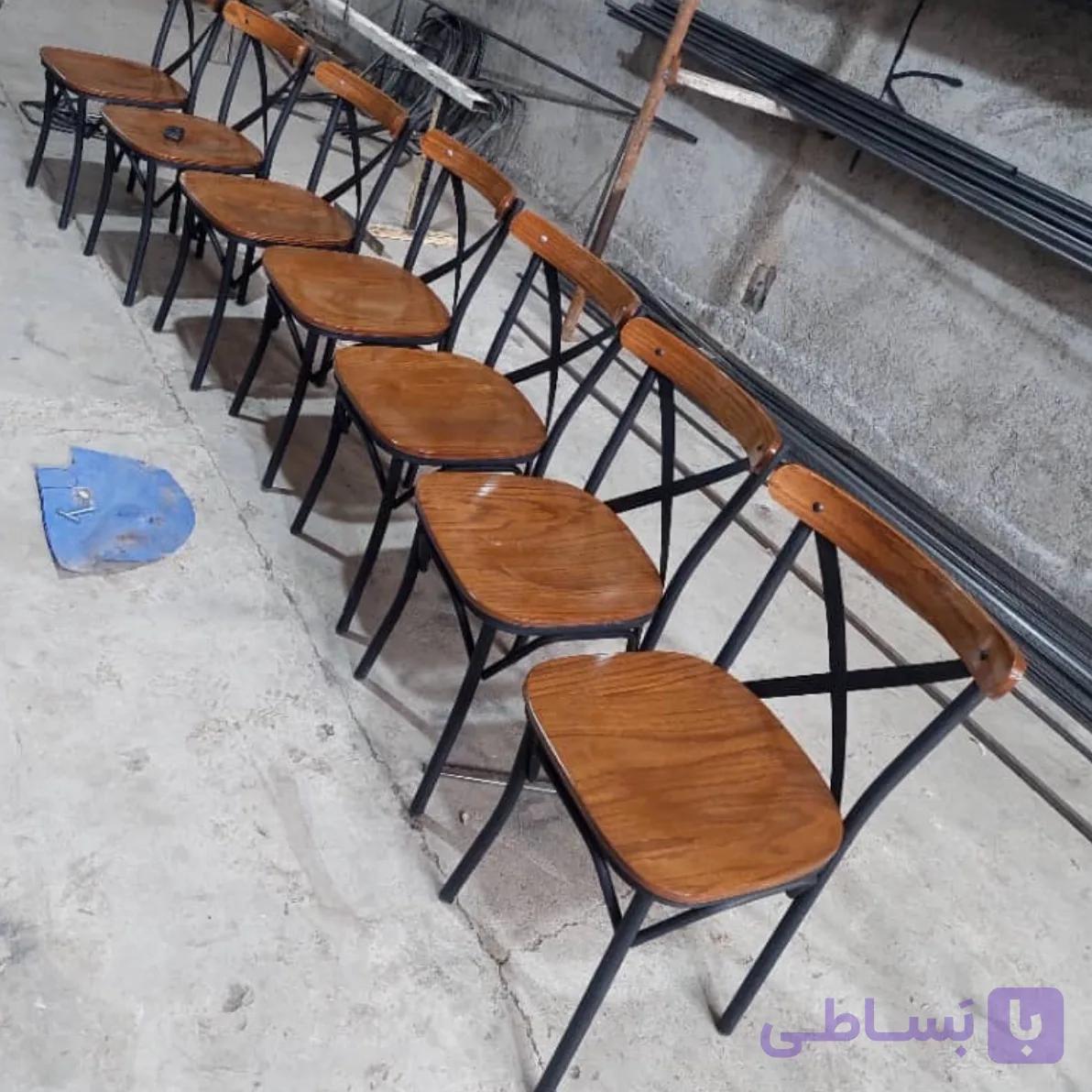 صندلی لهستانی درجه 1 چوب روکش بلوط 10