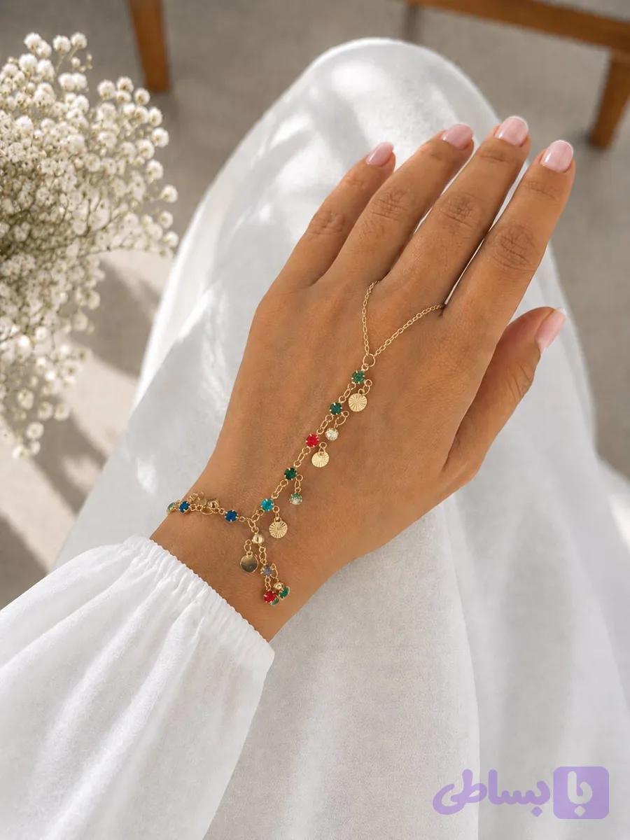 تمیمه دخترانه رنگی آویزدار