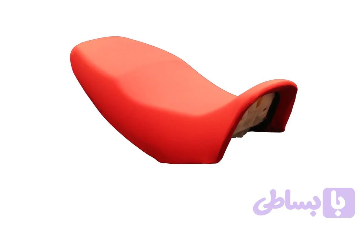 زین تریل فلات CRF قرمز مشکی با کیفیت درجه یک گرید A — تصویر 1