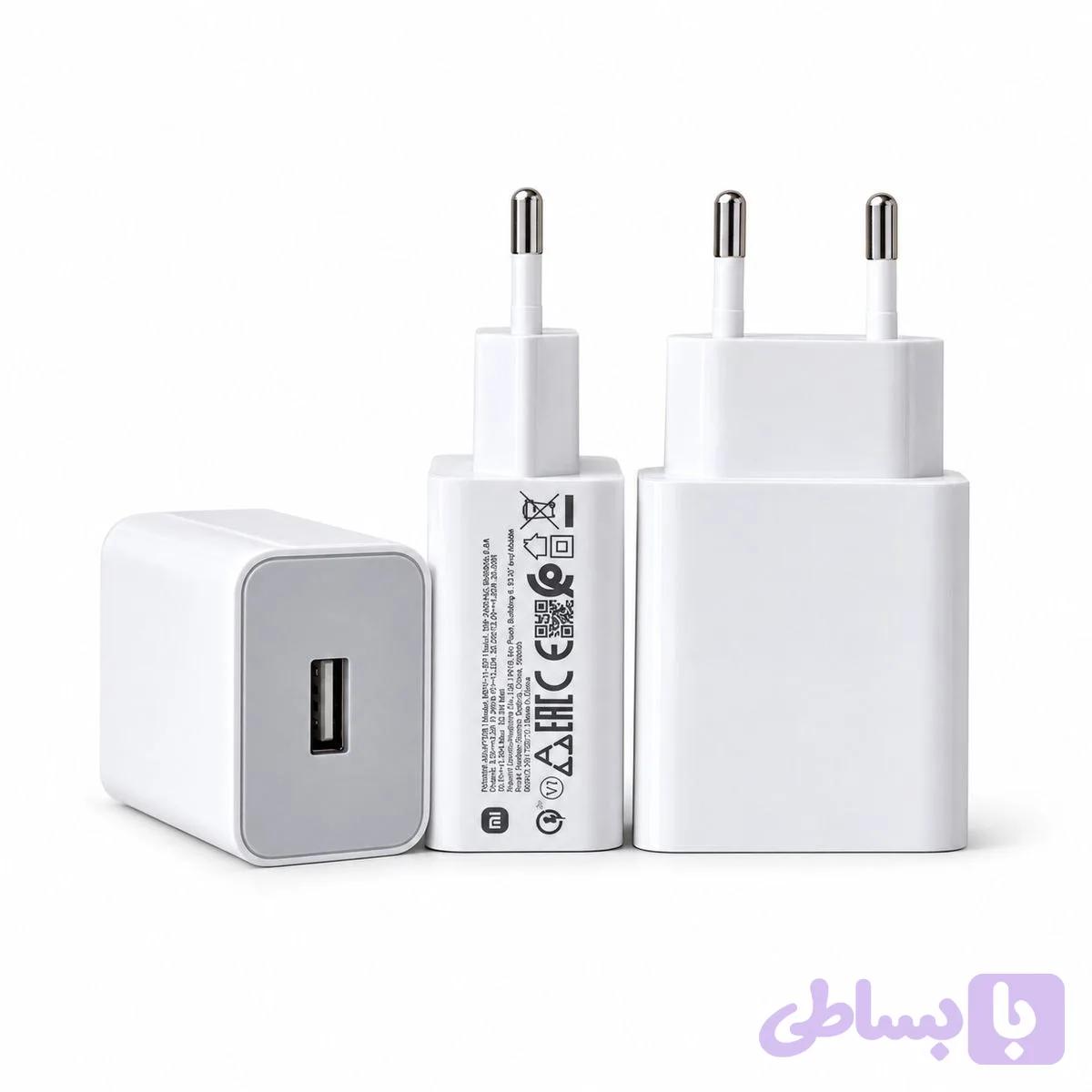 شارژر دیواری 15 وات Xiaomi مدل MDY-18-EG سرکارتنی تک پورت