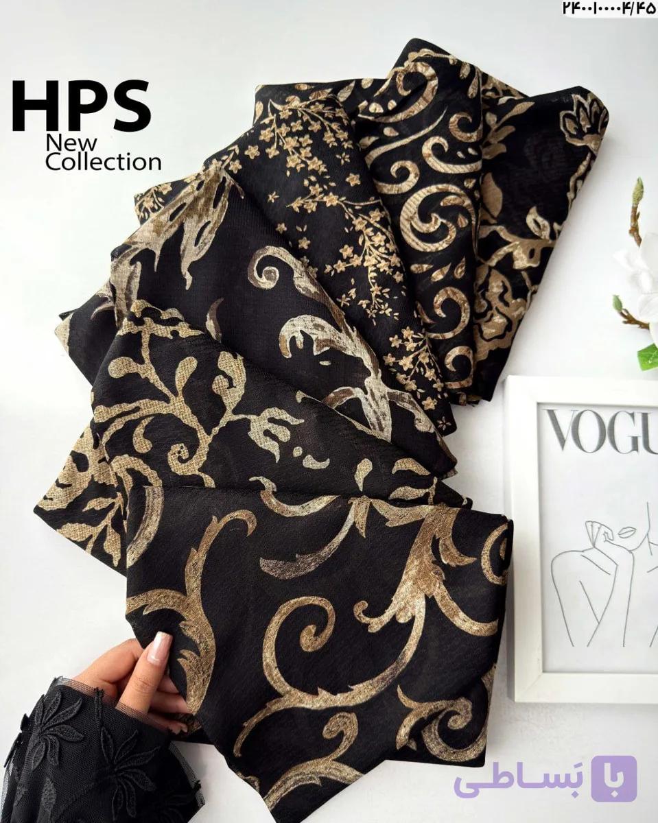 روسری نخی گارزا فوق‌العاده عالی HPS نخی چهار فصل قواره 140×140 پک 12تایی — تصویر 1