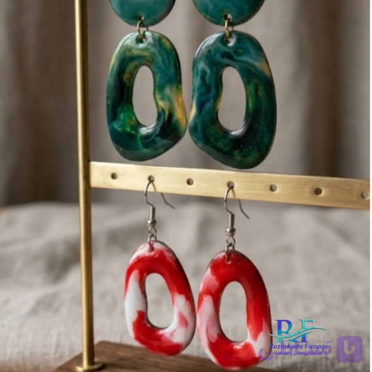 گوشواره طرح ترنج
