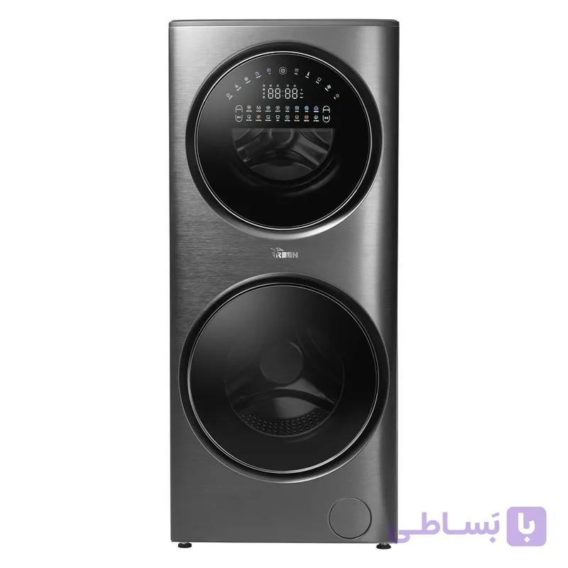 ماشین لباسشویی گرین مدل GWM150DD70 COMPACT ظرفیت 15 کیلوگرم