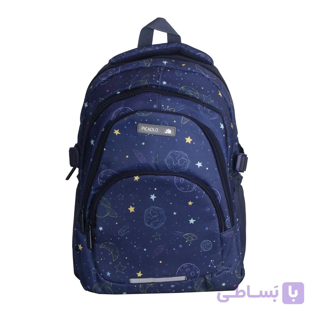 کوله پشتی مدرسه طرح دار مدل space