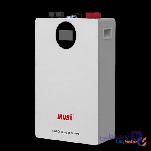 باتری لیتیوم 5کیلووات ساعت مدلmust 5kw must lp16-48100 new — تصویر 1