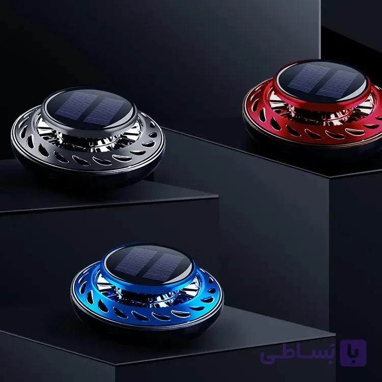 خوشبو کننده خورشیدی خودرو JIN GE مدل JG-009 اورجینال (پخش عطر چرخان بدون باتری) — تصویر 1