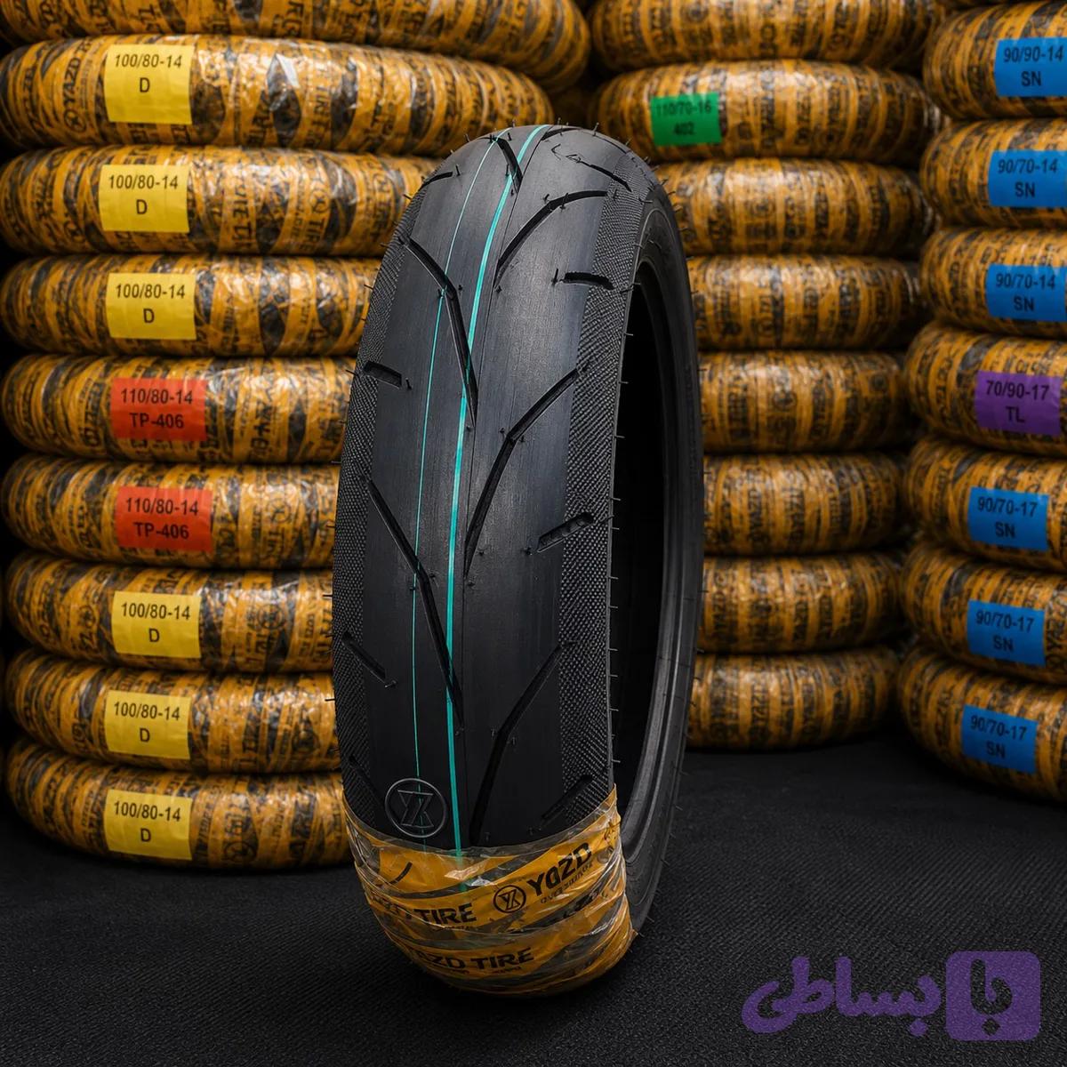 لاستیک یزد تایر سایز 130/70/13