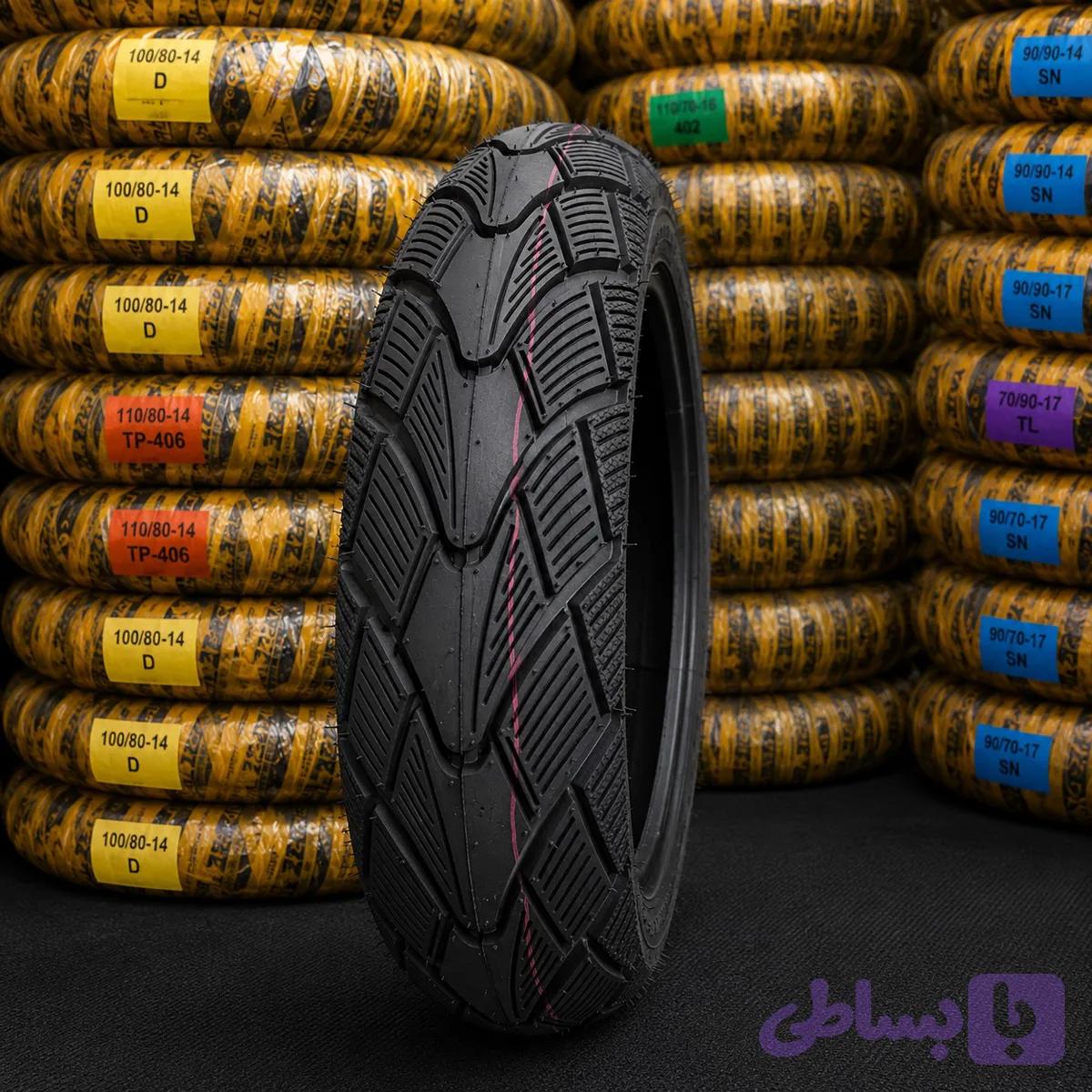 لاستیک یزد تایر سایز 120/80/17