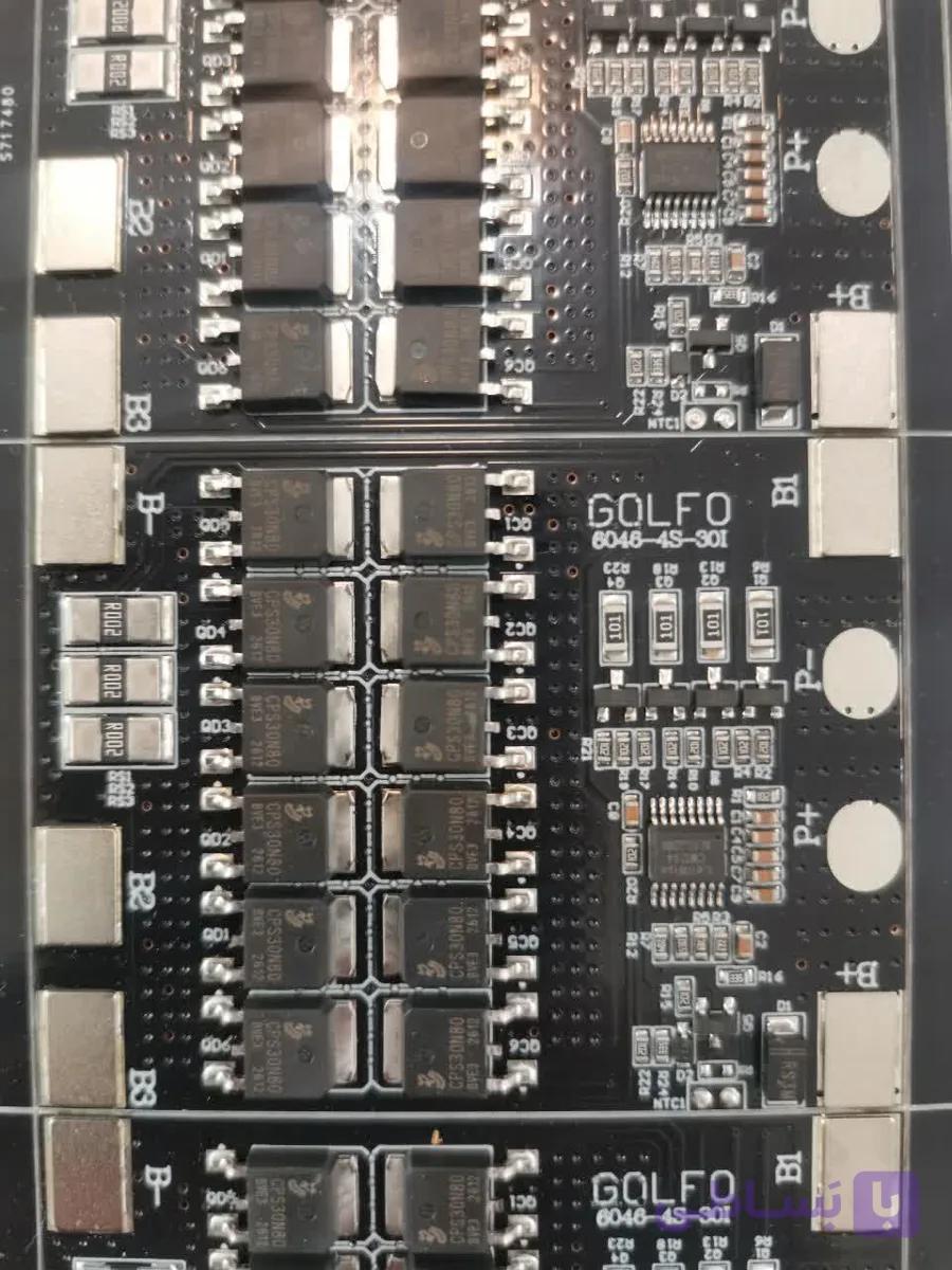 برد مدیریت باتری 4 سل 30 آمپر برند GOLFO