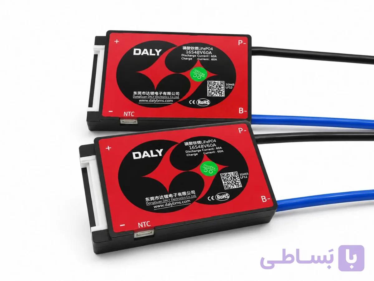 BMS لیتیوم آهن فسفات 16 سل 60 آمپر | برد محافظ باتری LFP 16S 60A — تصویر 1