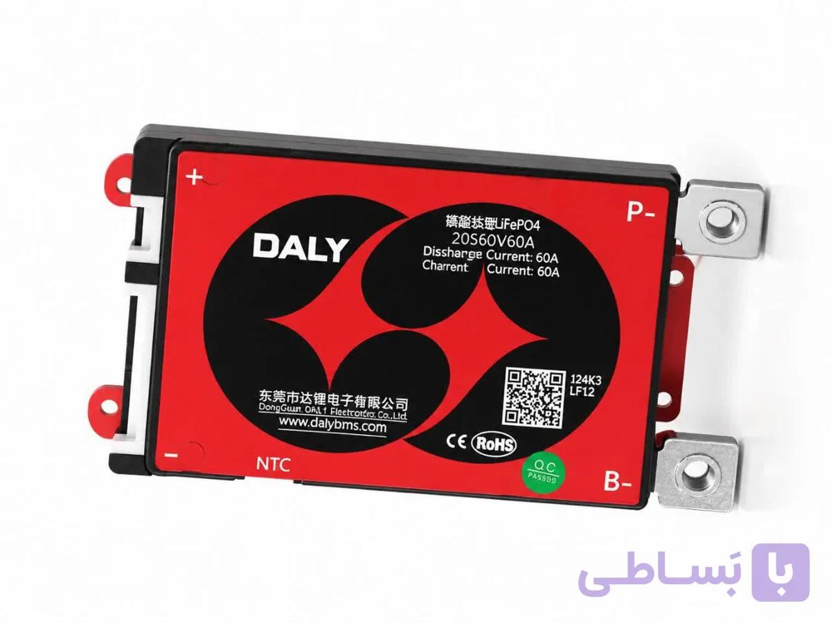 BMS لیتیوم آهن فسفات 20 سل 60 آمپر | برد محافظ باتری LFP 20S 60A — تصویر 1