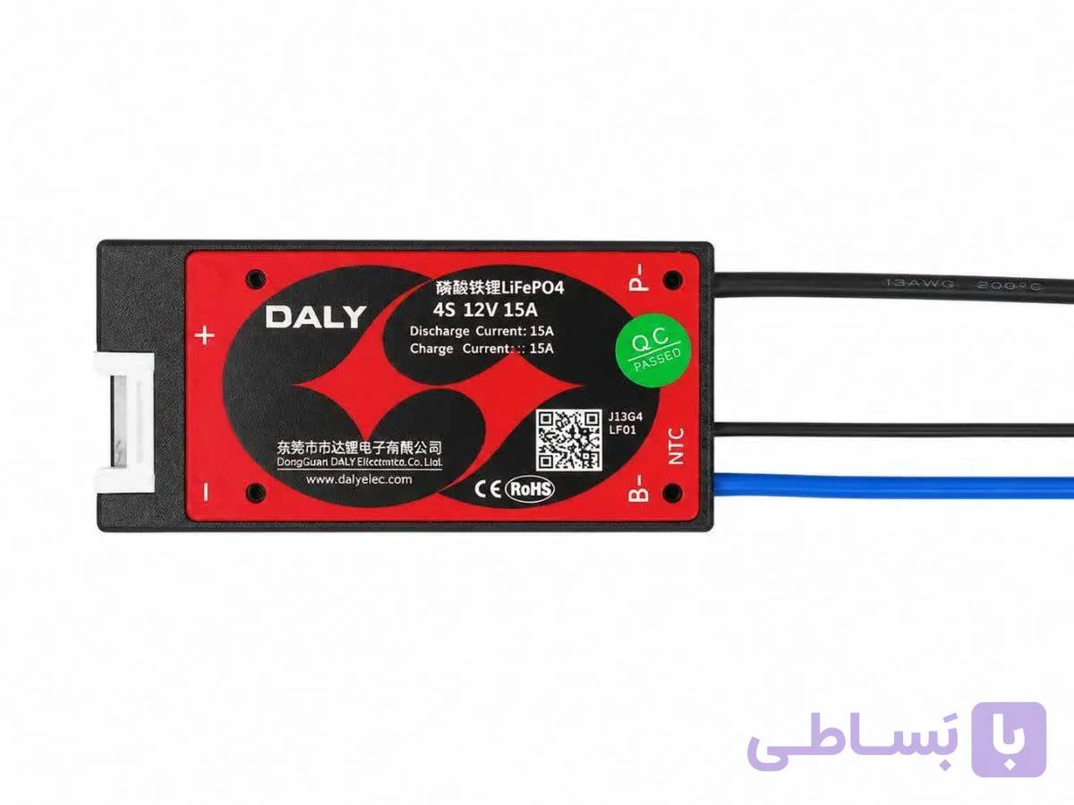 BMS لیتیوم آهن فسفات 4 سل 15 آمپر | برد محافظ باتری LFP 4S 15A — تصویر 1
