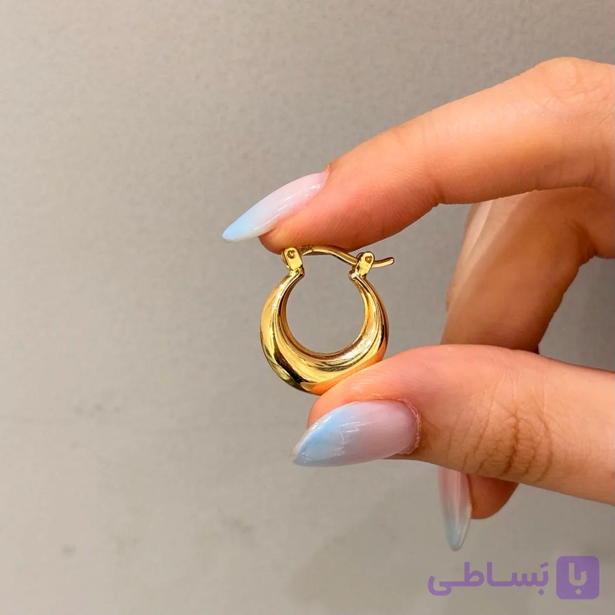 گوشواره طلای نعل 11013E — تصویر 1