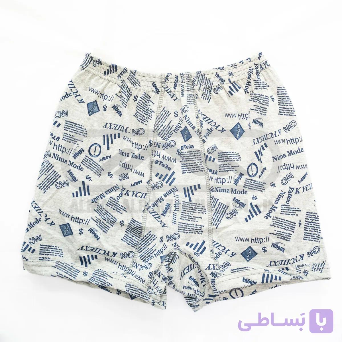 شورت پادار پنبه چاپی — تصویر 1