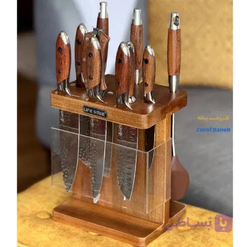 سرویس چاقو آشپزخانه لایف اسمایل NSEL-15 — تصویر 1