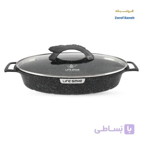تابه مرغ گرانیت لایف اسمایل SPHM-S-FI42D سایز 42 — تصویر 1