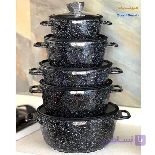 سرویس قابلمه 10 پارچ گرانیت لایف اسمایل ST10 — تصویر 1