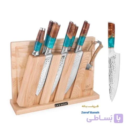 سرویس چاقو آشپزخانه لایف اسمایل NSEL-20 — تصویر 1