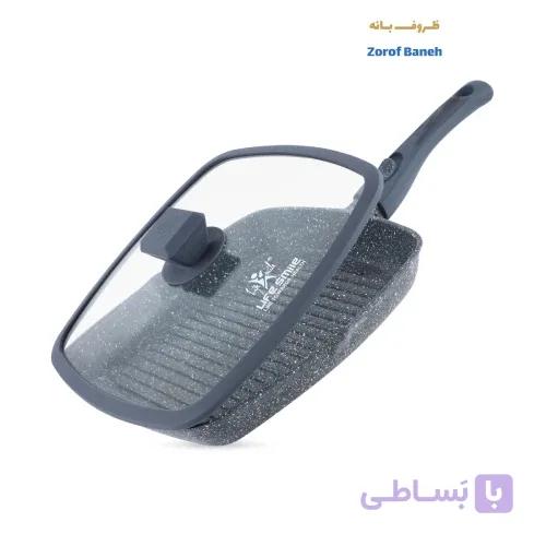 ماهیتابه گریل گرانیتی لایف اسمایل SPHMGL-S-24 سایز 24 — تصویر 1