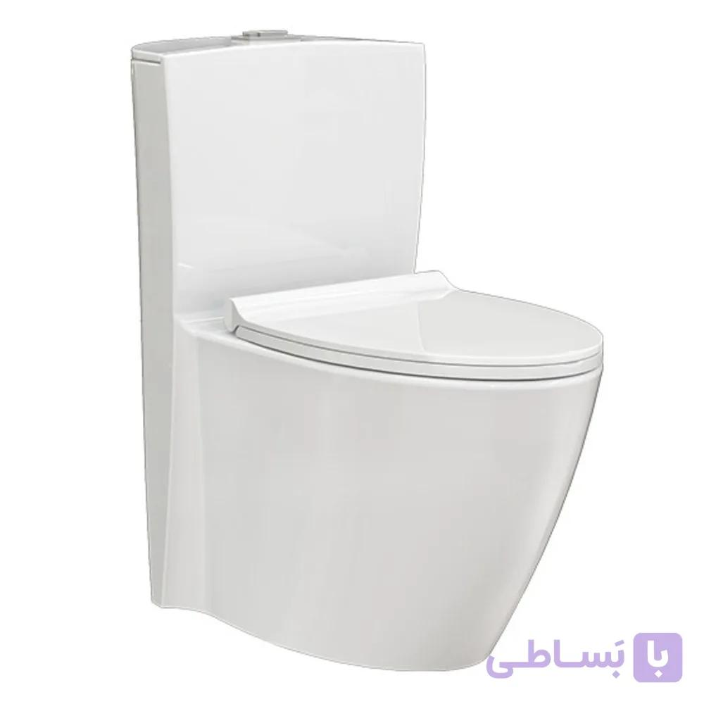توالت فرنگی چینی کرد مدل مگنولیا — تصویر 1