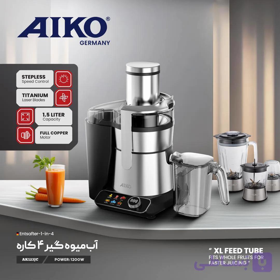 آبمیوه گیری ۴ کاره ایکو مدلAK123JC