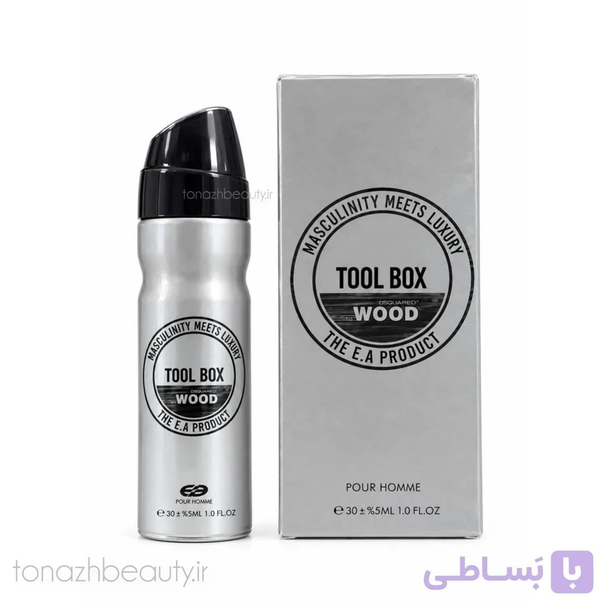 ادکلن مینیاتوری مردانه امپر Tool Box Wood حجم ۳۰ میل
