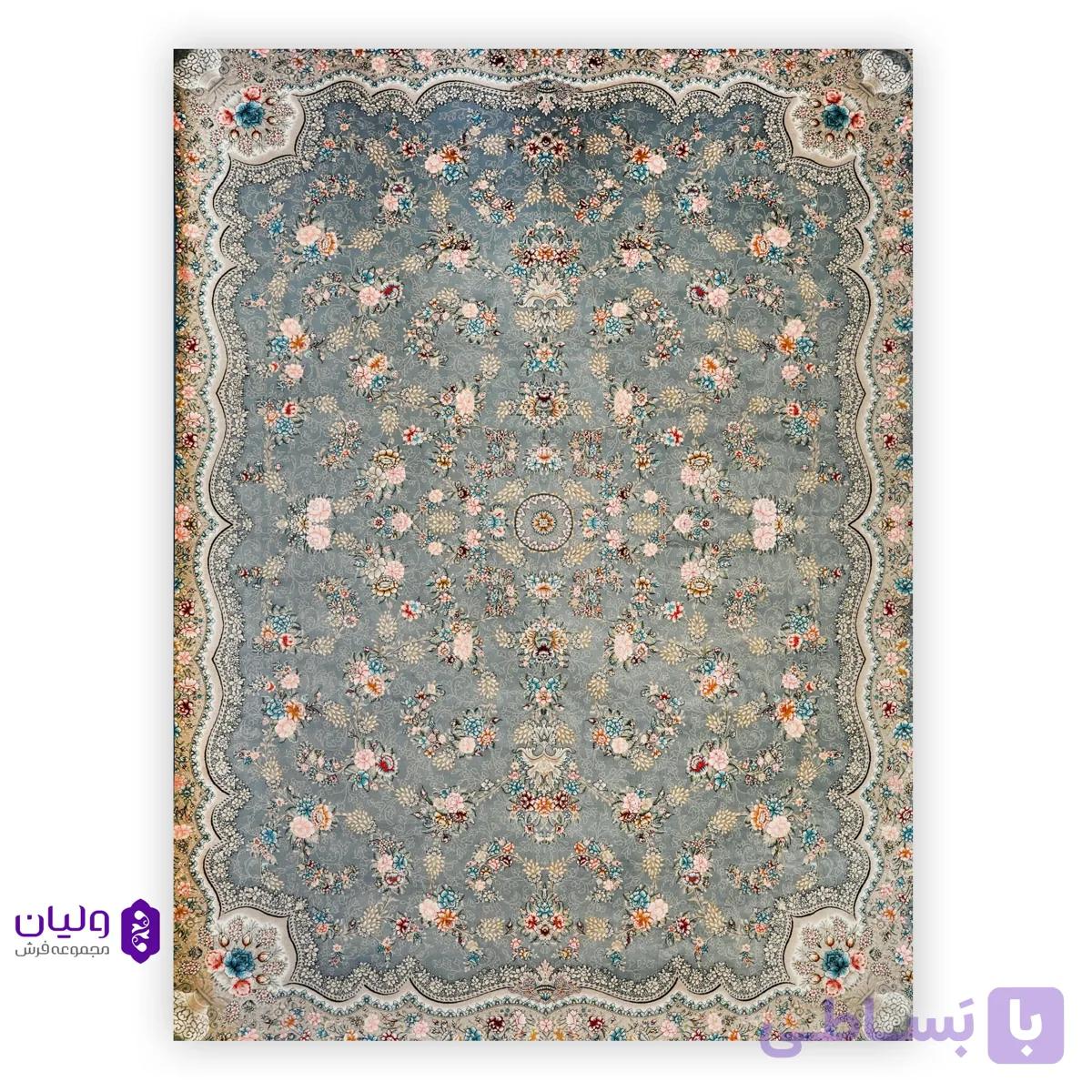 فرش 700 شانه افشان طوسی — تصویر 1