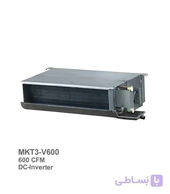 فن کویل سقفی توکار اینورتر برند مدیا به ظرفیت 600cfm