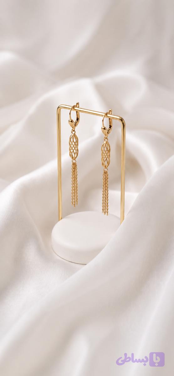 گوشواره طلای ۱۸ عیار