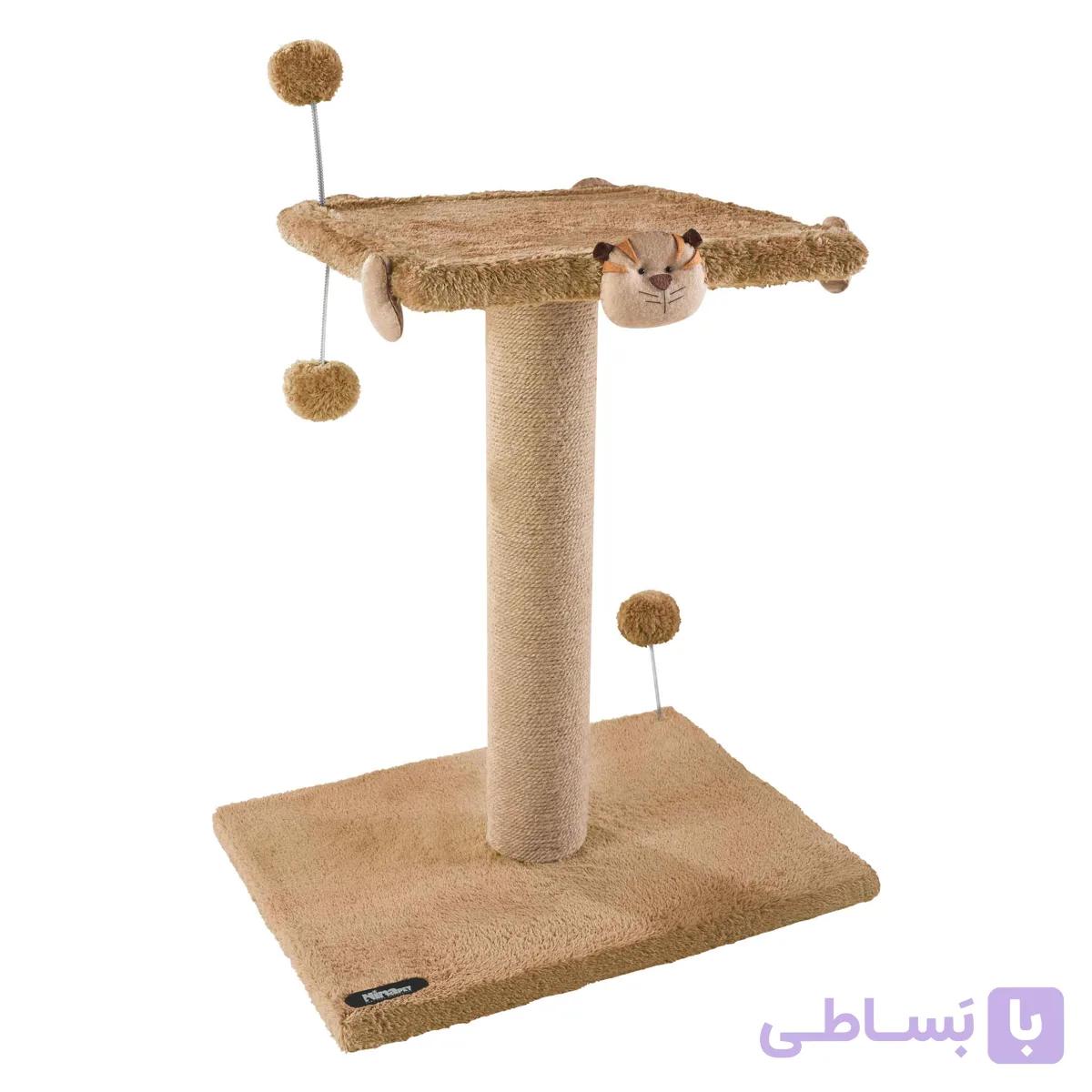 اسکرچر دو طبقه گربه نینا پت ساده — تصویر 1