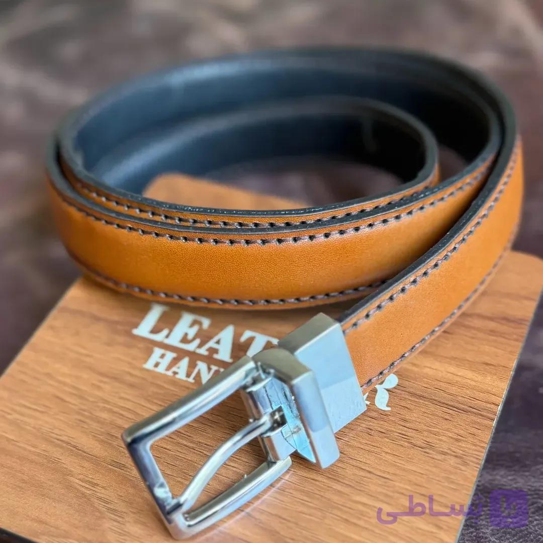 کمربند چرمِ دو لایه‌ زنانه — تصویر 1