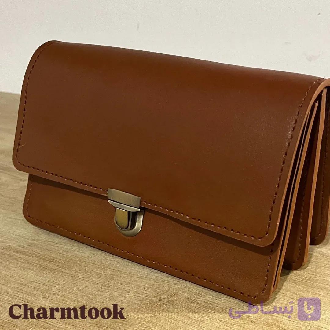 کیف مدارک چرم گاوی