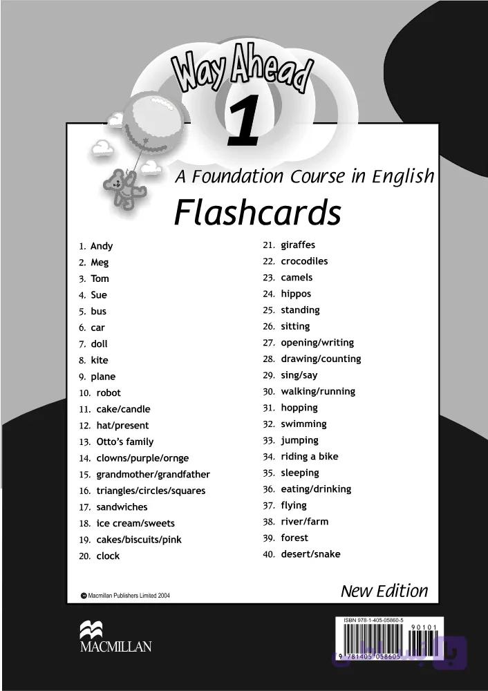کتاب Way Ahead Flash Cards (فلش‌کارت‌های وی اِهد) نسخه انگلیسی PDF