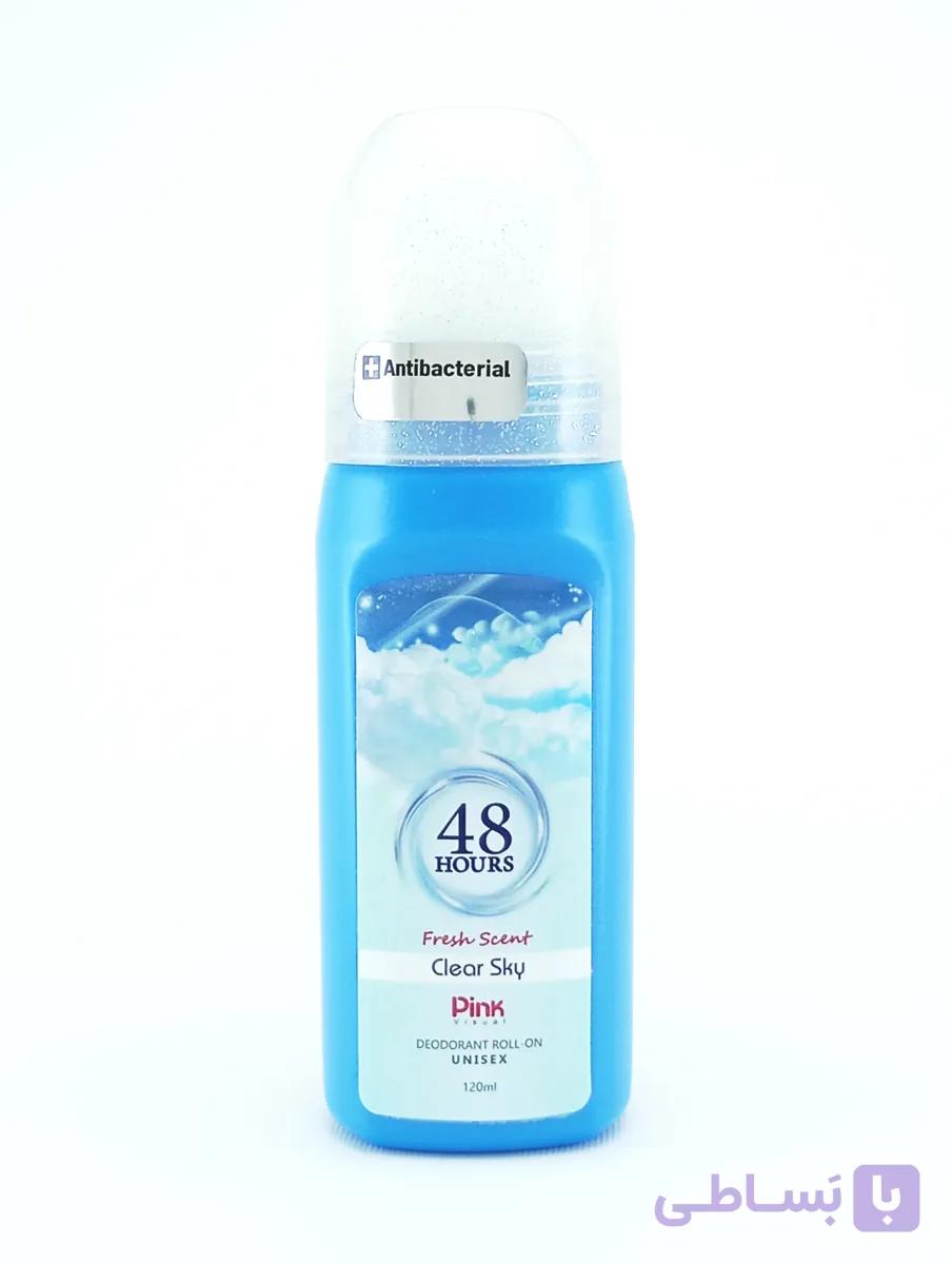 مام رول صدفی پینک ویژوال ، clear sky ، حجم 120 میلی لیتر — تصویر 1