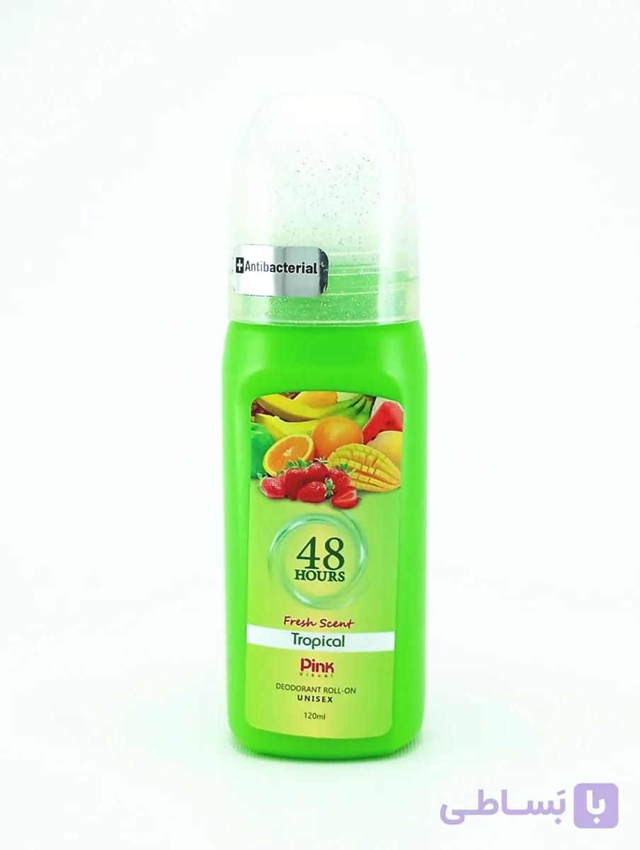 مام رول صدفی پینک ویژوال ، tropical ، حجم 120 میلی لیتر — تصویر 1