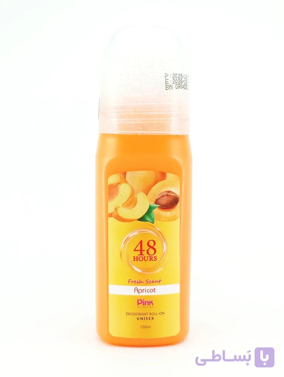 مام رول صدفی پینک ویژوال ، apricot ، حجم 120 میلی لیتر — تصویر 1