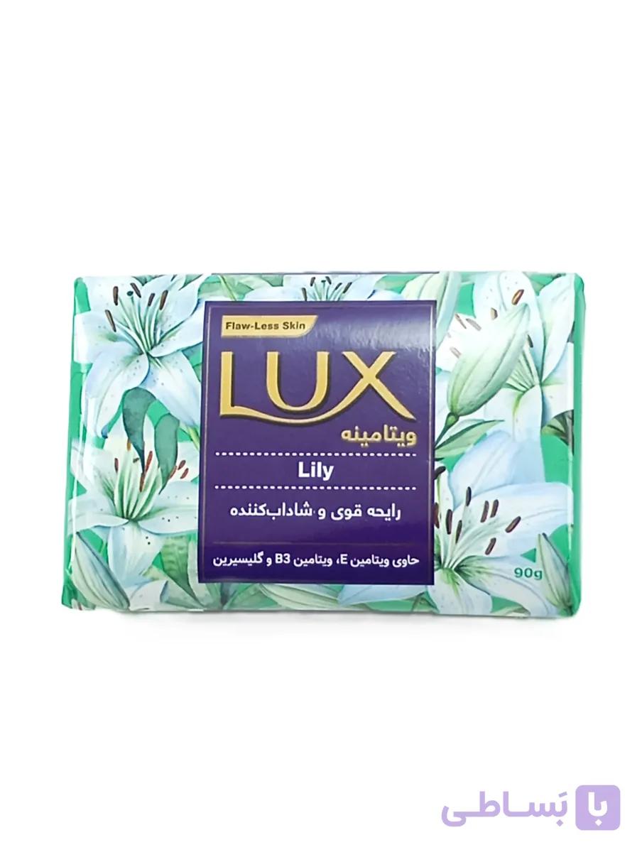 صابون لوکس ویتامینه ، گلهای سفید ، 90 گرم — تصویر 1