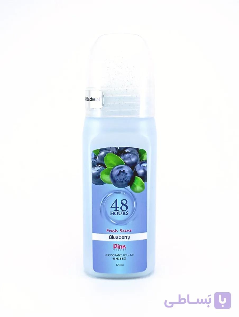 مام رول صدفی پینک ویژوال ، blueberry ، حجم 120 میلی لیتر — تصویر 1