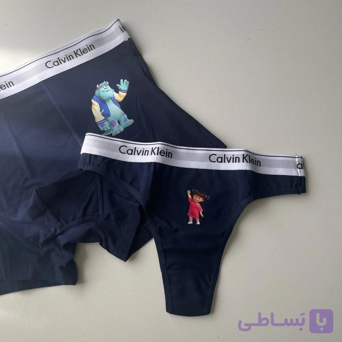 شورت کاپلی فانتزی طرح سالیوان مردانه نیم پا — تصویر 1