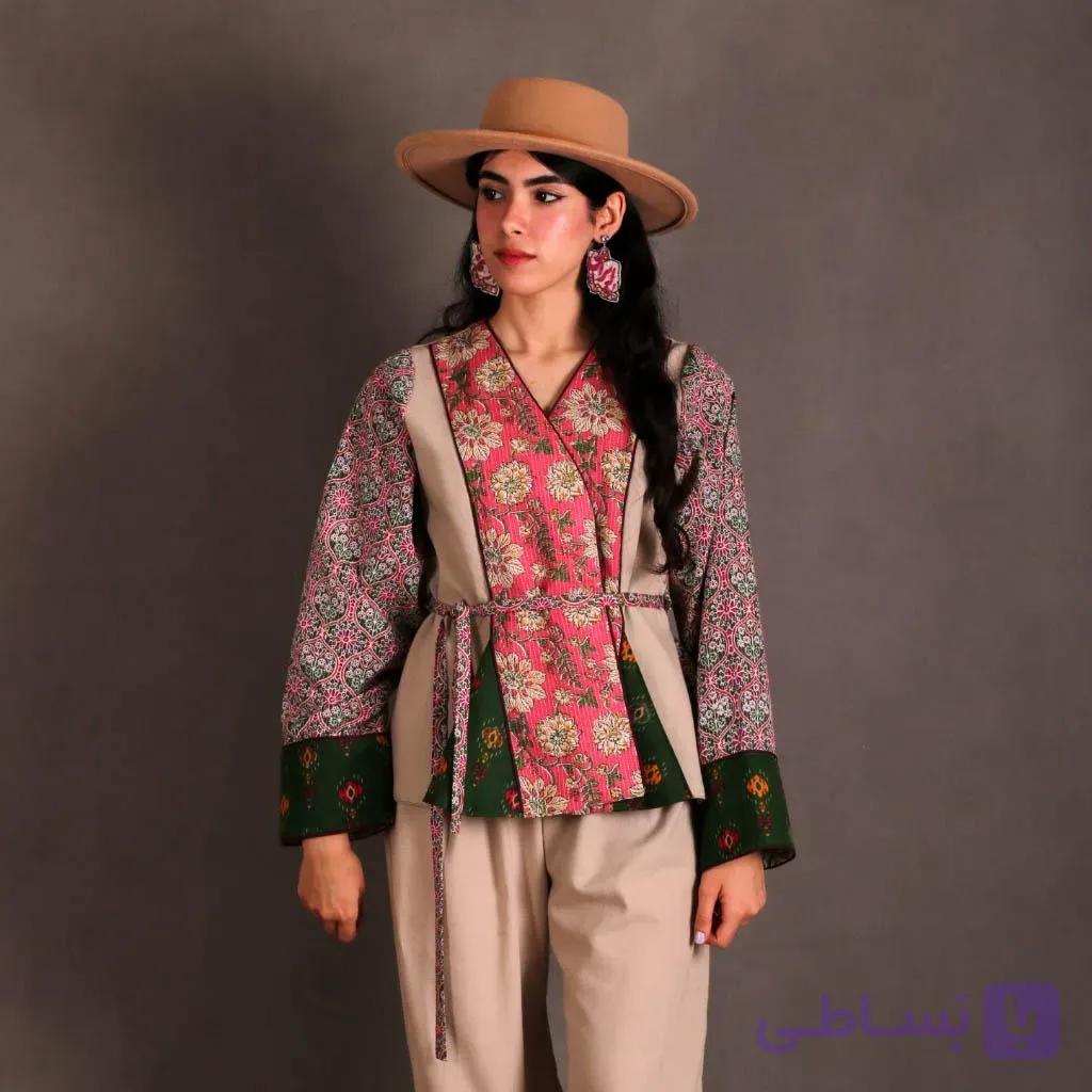کت زنانه مجلسی مدل ترمه — تصویر 1