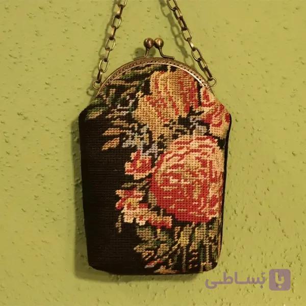 کیف دوشی کوبلن‌دوزی وینتیج | کد 06 — تصویر 1