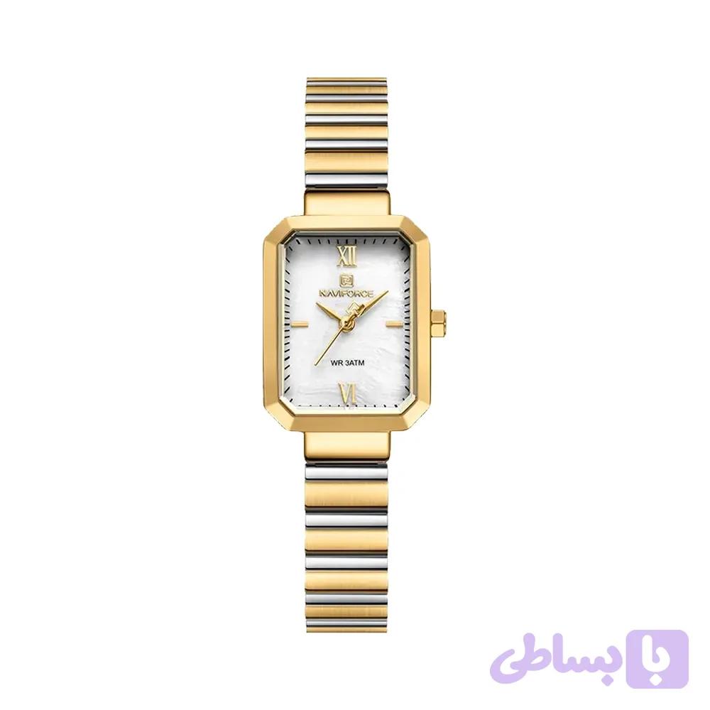 ساعت زنانه نیوی فورس کوارتز مدل NF5050-G/W/G — تصویر 1