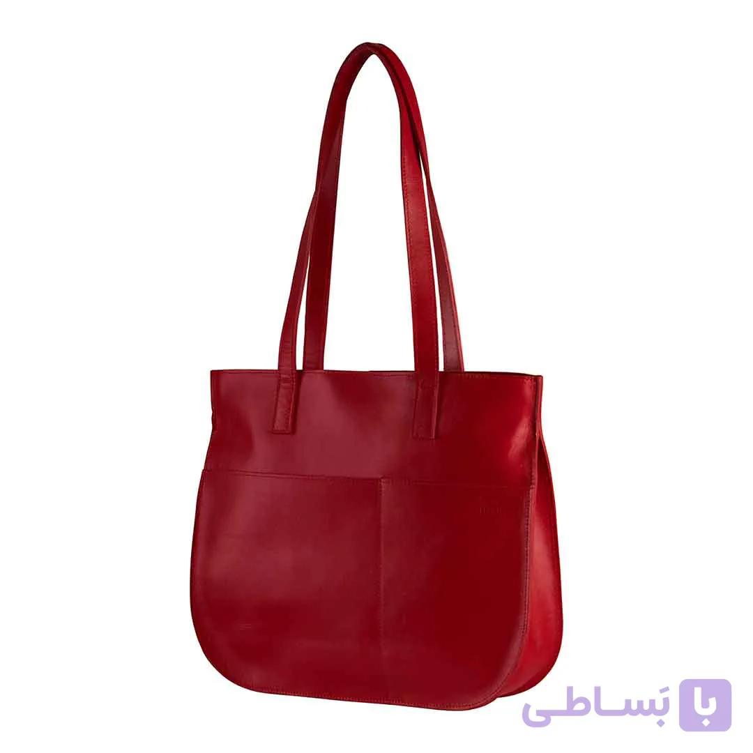 کیف دوشی چرم طبیعی آروین چرم کد AR-190 — تصویر 1