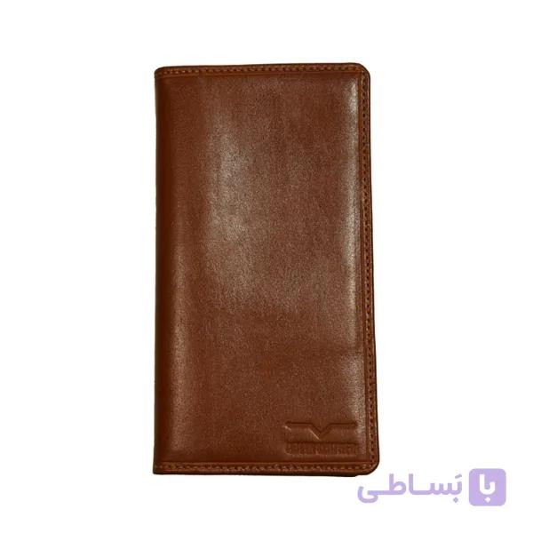 کیف پول کتی مردانه چرم طبیعی آروین چرم کد AR-206 — تصویر 1